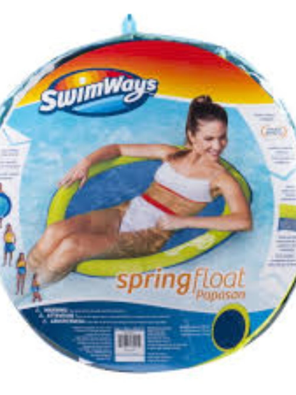 SwimWays Spring Float Papasan - Mesh Float for Pool or Lake-NWT